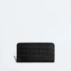 Intrecciato Zip Around Wallet