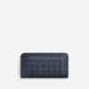 Intrecciato Zip Around Wallet