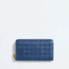 Intrecciato Zip Around Wallet