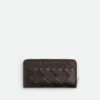 Intrecciato Zip Around Wallet