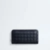 Intrecciato Zip Around Wallet