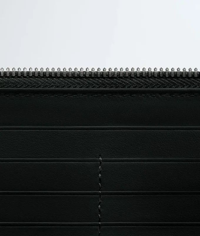 Intrecciato Zip Around Wallet