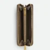 Intrecciato Zip Around Wallet