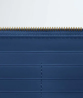 Intrecciato Zip Around Wallet