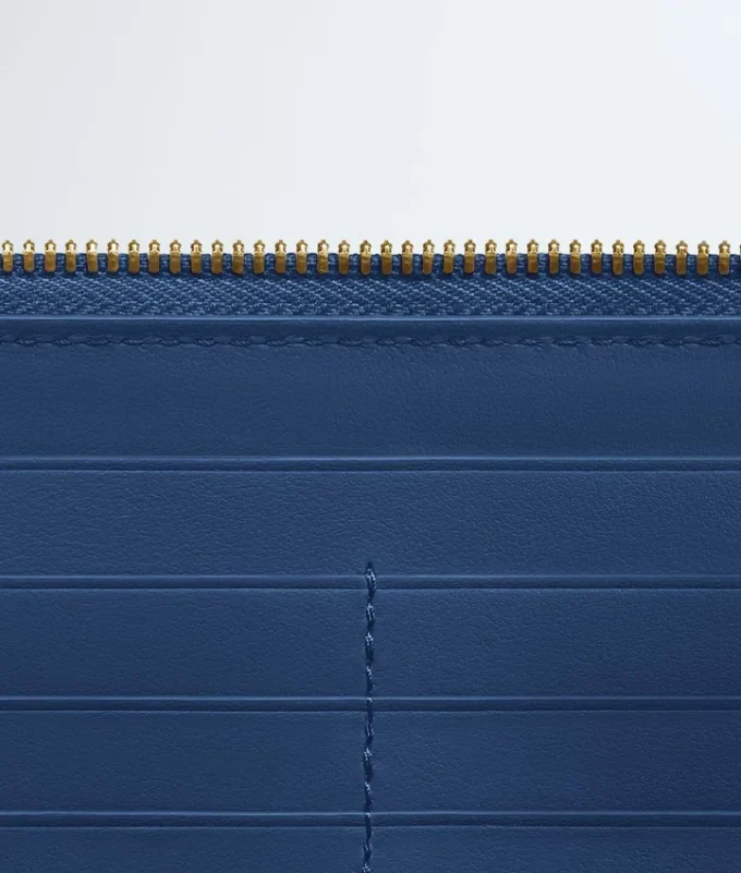 Intrecciato Zip Around Wallet