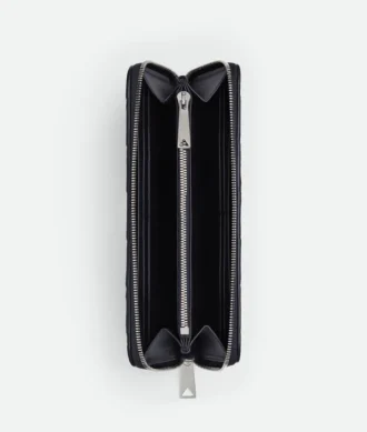 Intrecciato Zip Around Wallet