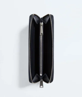 Intrecciato Zip Around Wallet