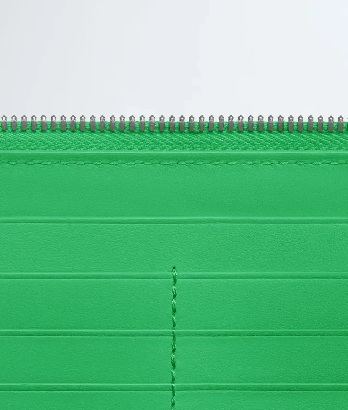 Intrecciato Zip Around Wallet