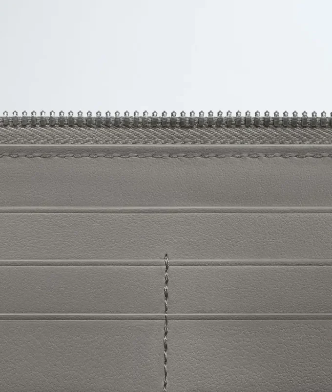 Intrecciato Zip Around Wallet