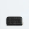 Intrecciato Zip Around Wallet