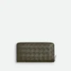 Intrecciato Zip Around Wallet