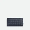 Intrecciato Zip Around Wallet
