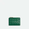 Intrecciato Zipped Card Case