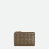 Intrecciato Zipped Card Case