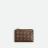 Intrecciato Zipped Card Case