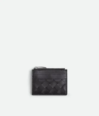 Intrecciato Zipped Card Case