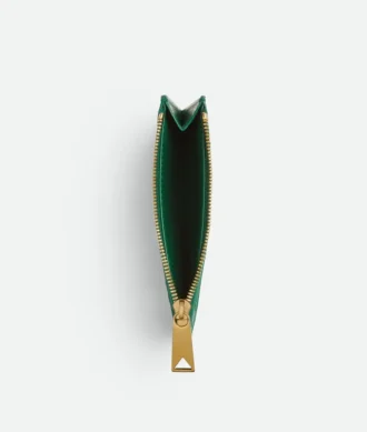 Intrecciato Zipped Card Case