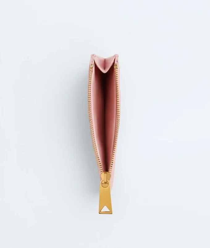 Intrecciato Zipped Card Case