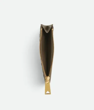 Intrecciato Zipped Card Case