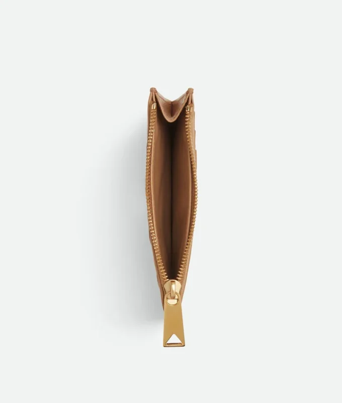 Intrecciato Zipped Card Case