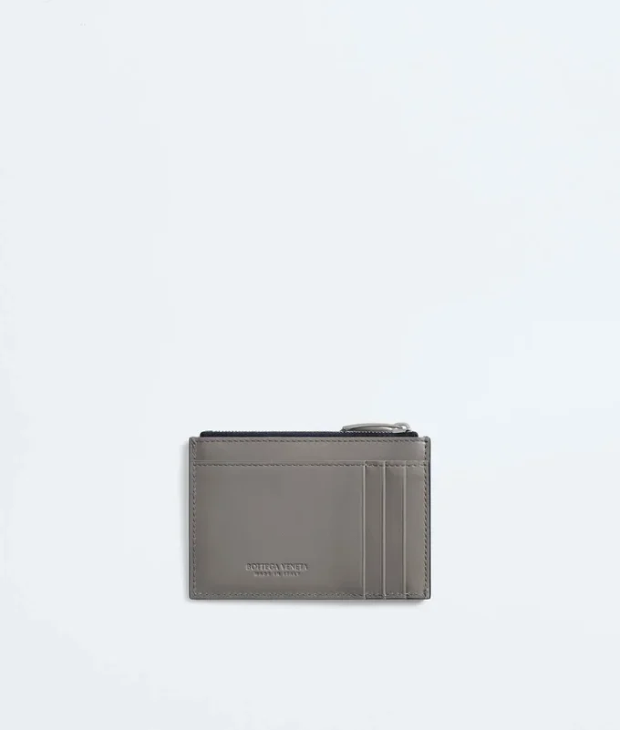 Intrecciato Zipped Card Case