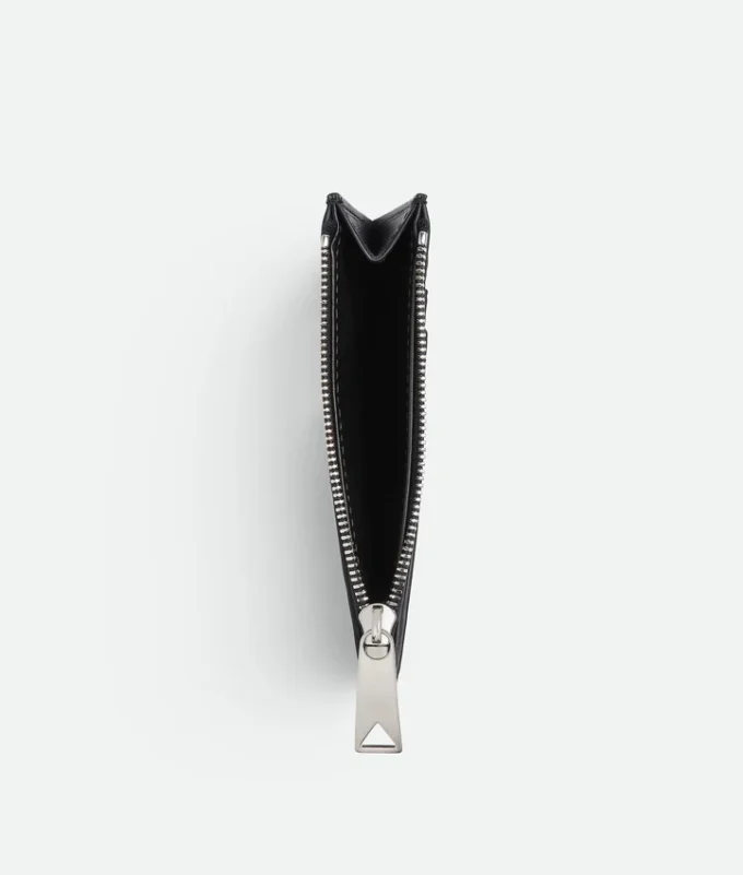 Intrecciato Zipped Card Case