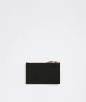 Intrecciato Zipped Card Case