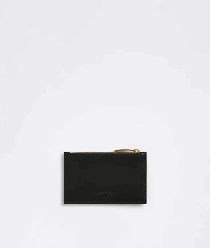Intrecciato Zipped Card Case