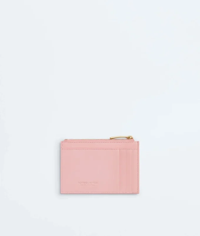 Intrecciato Zipped Card Case