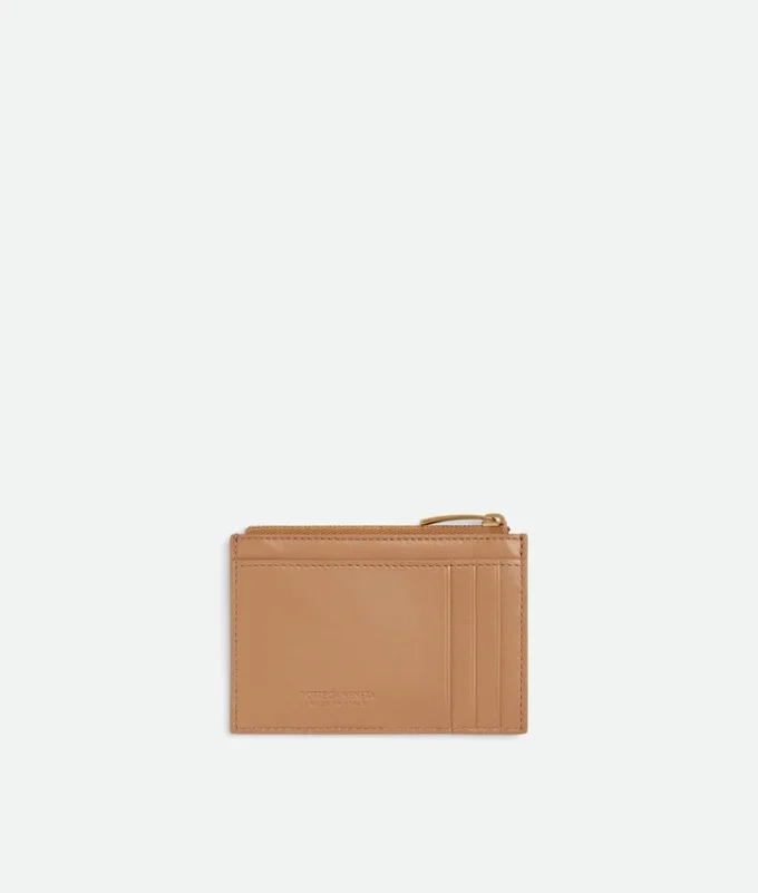 Intrecciato Zipped Card Case