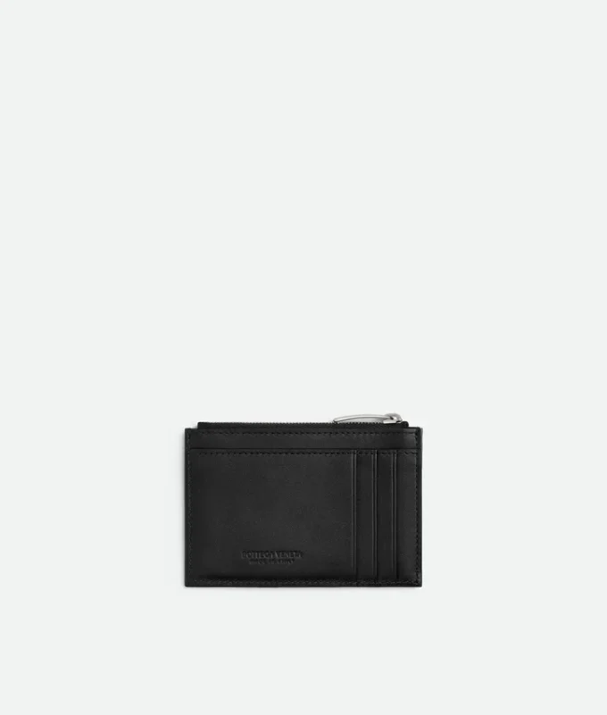 Intrecciato Zipped Card Case