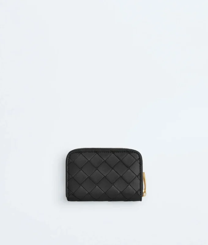 Intrecciato Zipped Coin Purse