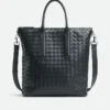 Intrecciato Zipped North-South Tote