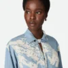Italian Postcard Silk Dress