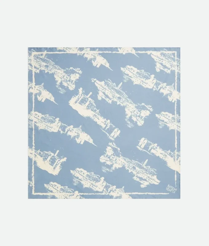 Italian Postcard Silk Foulard