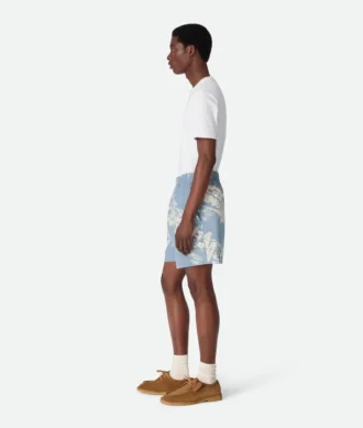 Italian Postcard Silk Shorts