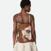Italian Postcard Silk Top
