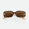 Knot Rectangular Sunglasses