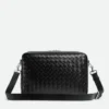 Large Intrecciato Camera Bag with Pocket