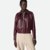 Leather Blouson