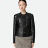 Leather Blouson