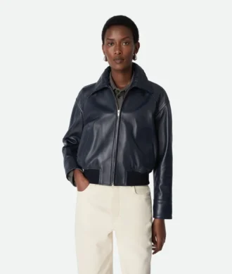 Leather Blouson