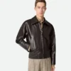 Leather Blouson