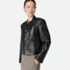 Leather Blouson