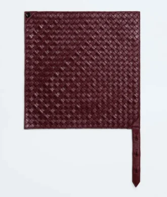 Leather Intrecciato Foulard