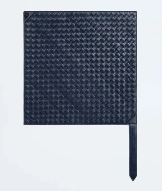 Leather Intrecciato Foulard