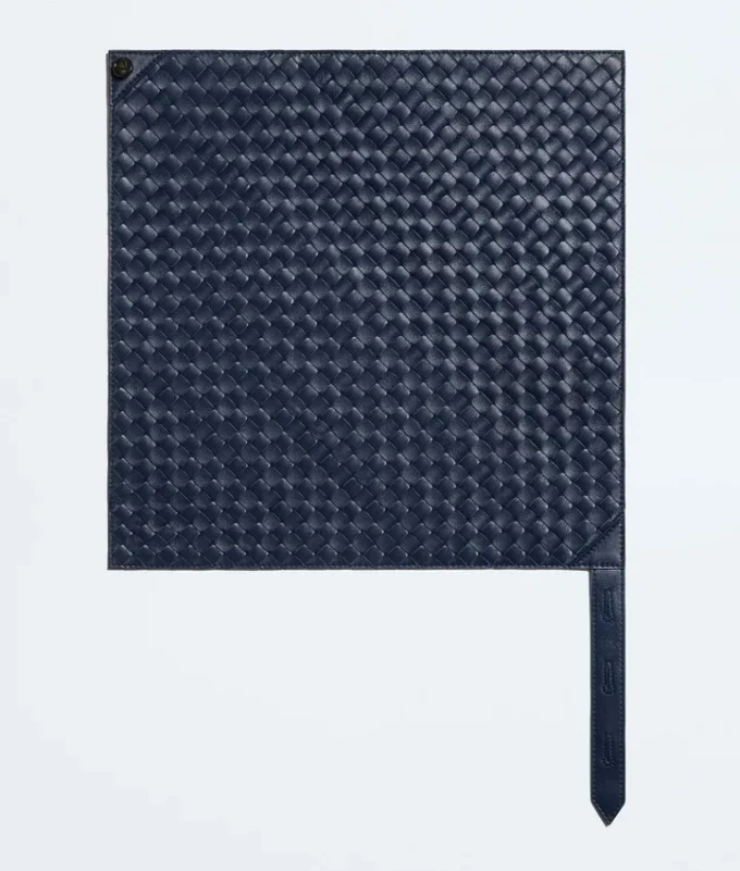 Leather Intrecciato Foulard