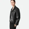 Leather Kimono Blouson