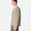 Light Double Wool and Cashmere Coat
