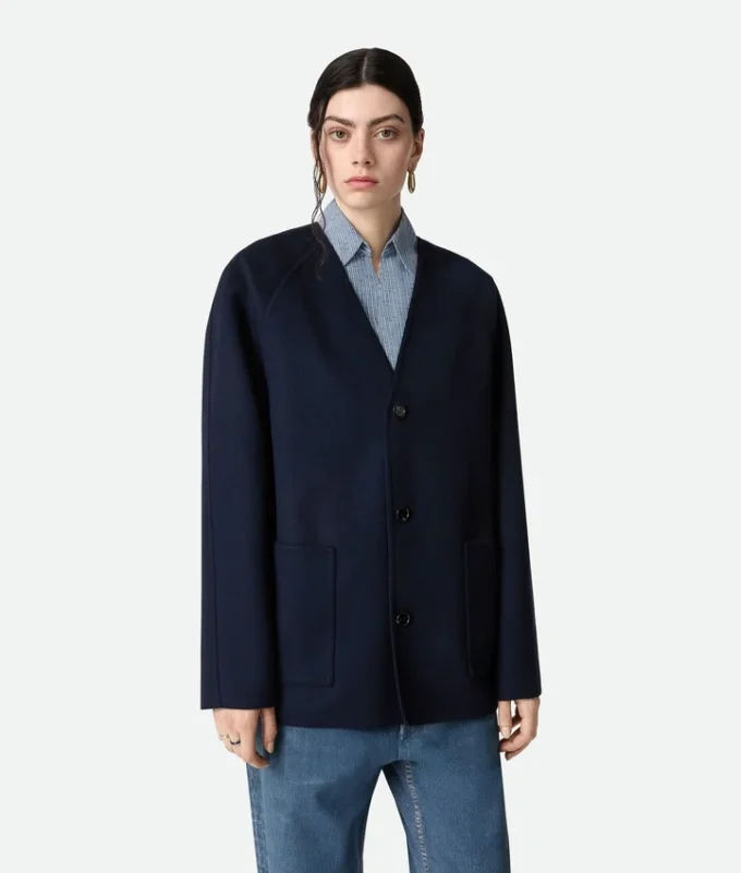 Light Wool and Cashmere Coat